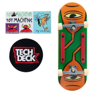 Tech Deck 96mm Toy Machine Sect Symmetrical Orange "Rails" – Complete Fingerboard