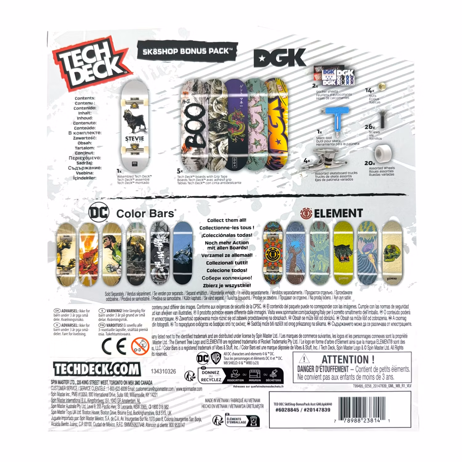 Tech Deck Sk8Shop Bonus pack DGK packaging - Nordic Skateboard Supply
