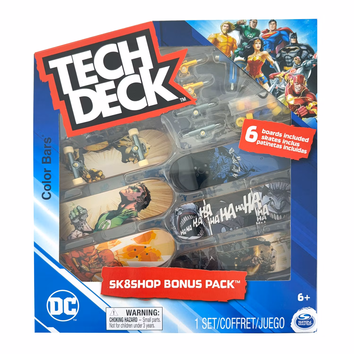 Tech Deck Sk8Shop Bonus pack DC comics - Nordic Skateboard Supply