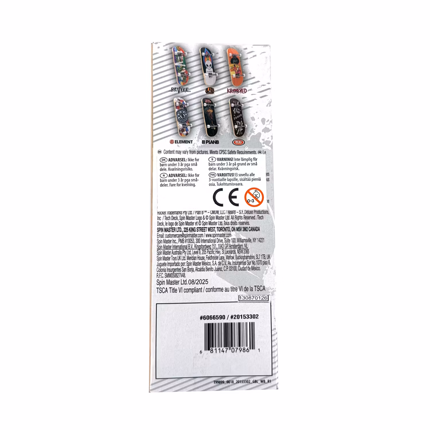 Tech Deck Performance Series Krooked Gonz Your Good – Complete Fingerboard packaging - Nordic Skateboard Supply