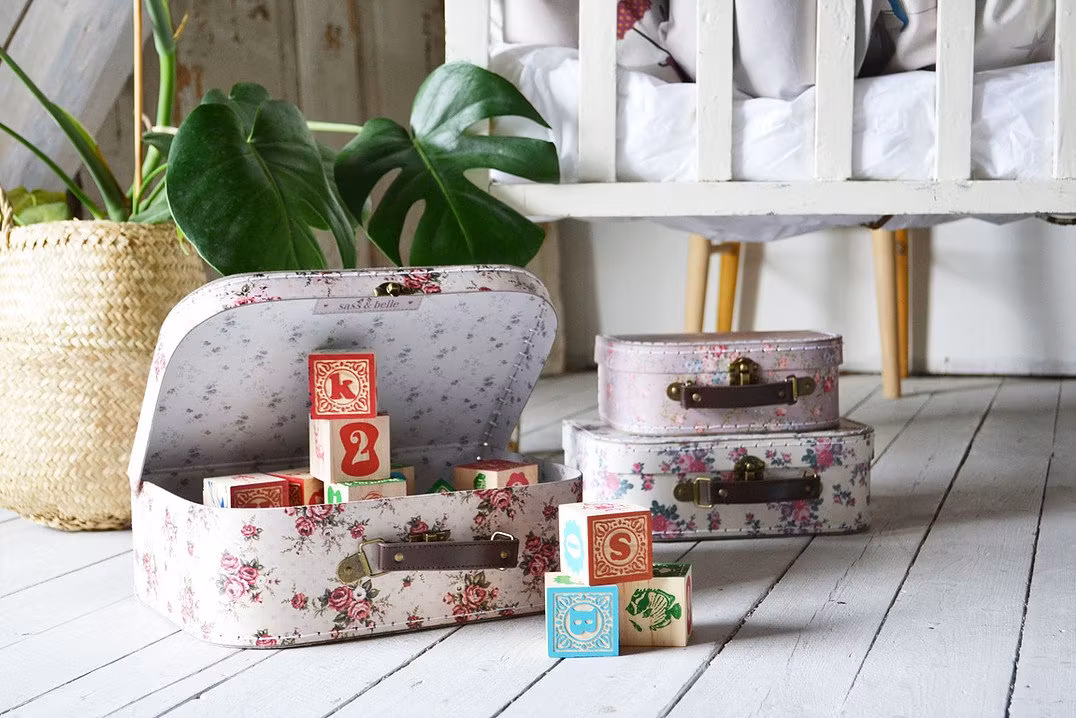 Väska VINTAGE ROSE stor