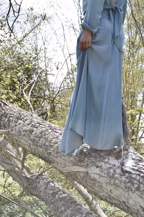 ULTIMATE LONG SKIRT - VINTAGE BLUE