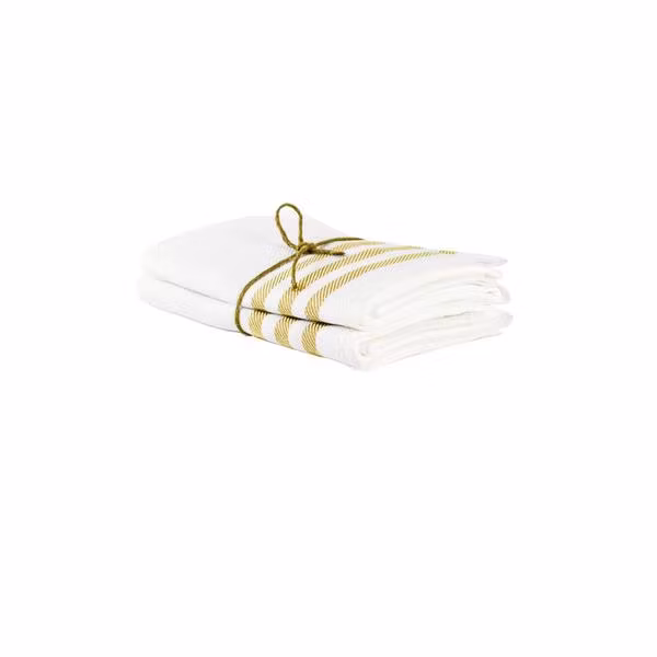 Handduk i linne 2-pack MARULK OCKRA