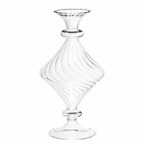 Glasvas på fot rand