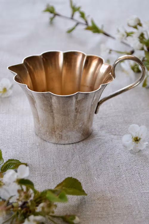 Liten kanna i nysilver VINTAGE