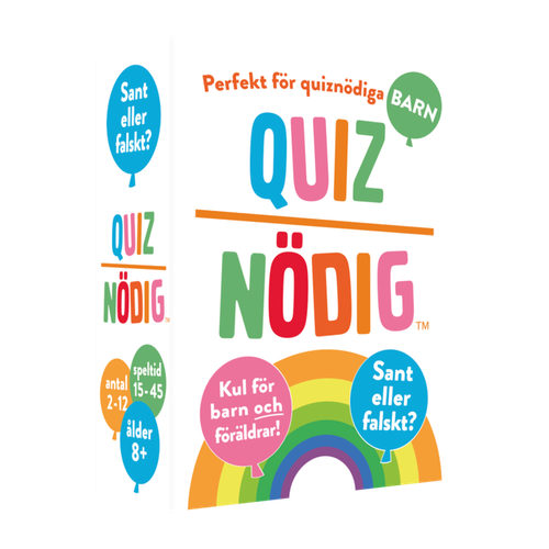Spel Quiznödig - SANT ELLER FALSKT