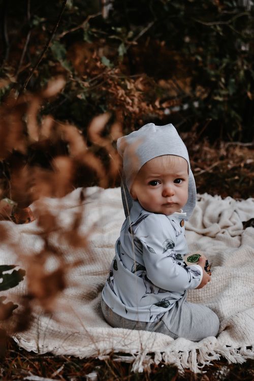RABBIS BABYBODY LIGHT GREY PAPIJJON SWEDEN