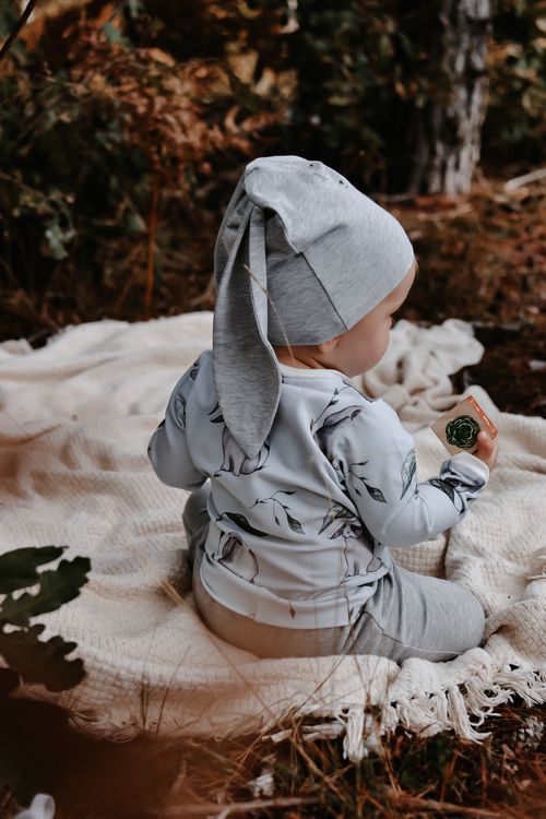 RABBIS BABYBODY LIGHT GREY PAPIJJON SWEDEN