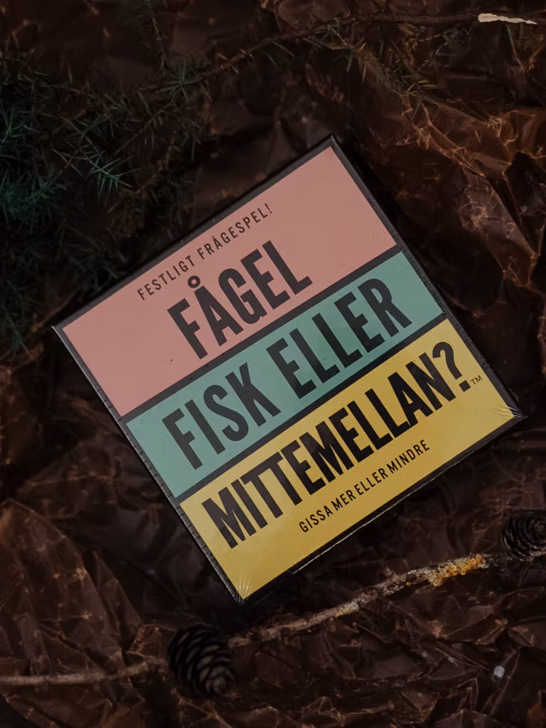 Spel - FÅGEL, FISK ELLER MITTEMELLAN