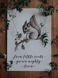 Poster LITTLE SEEDS A3