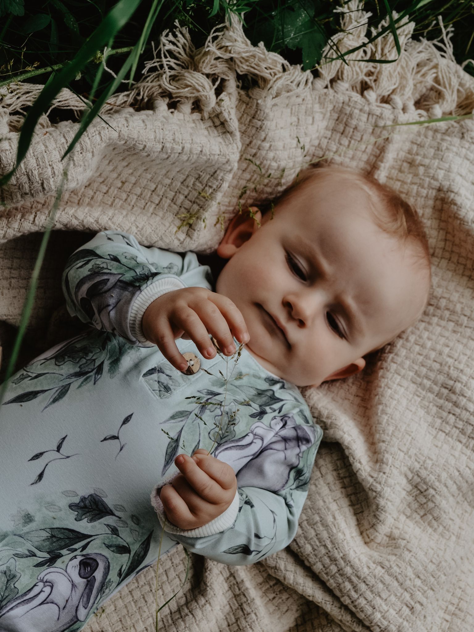 SUSSE BABYBODY GREEN PAPIJJON SWEDEN
