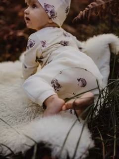IGELKOTT BABYPANTS SWEATSHIRT VANILJGUL