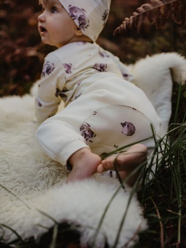 IGELKOTT BABYPANTS SWEATSHIRT VANILJGUL