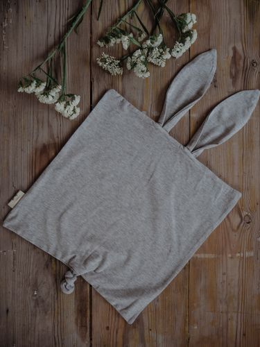 LONG EAR BABYBLANKET LIGHT GREY