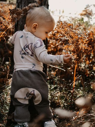 EKORRE BABYPANTS SWEATSHIRT - DARK BROWN