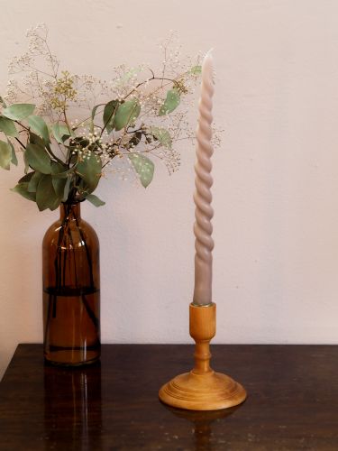 Ljusstake i trä - VINTAGE