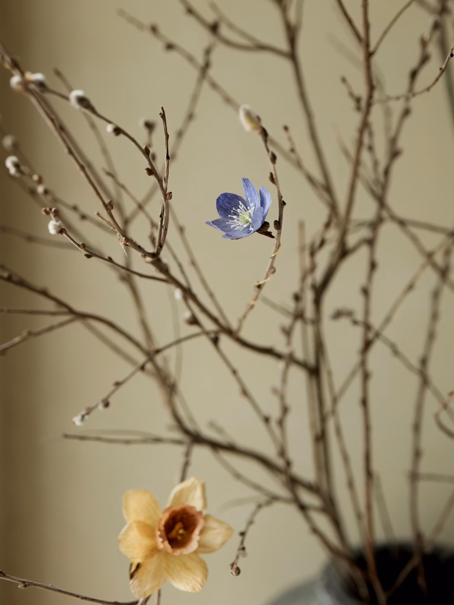 3st handgjorda BLÅSIPPOR i papper