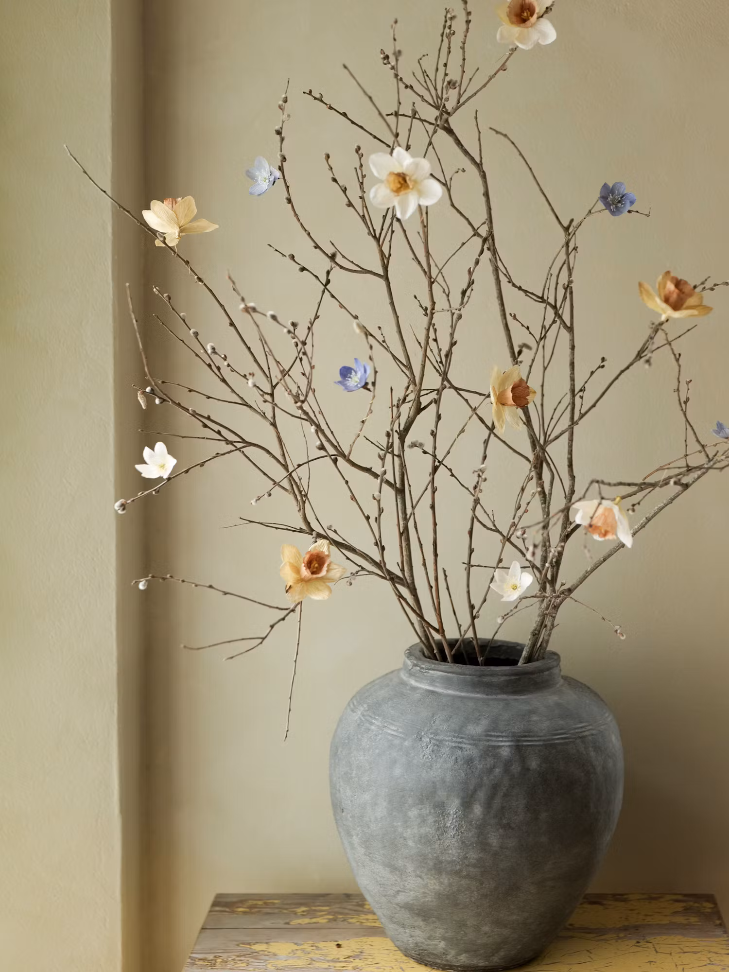 3st handgjorda BLÅSIPPOR i papper