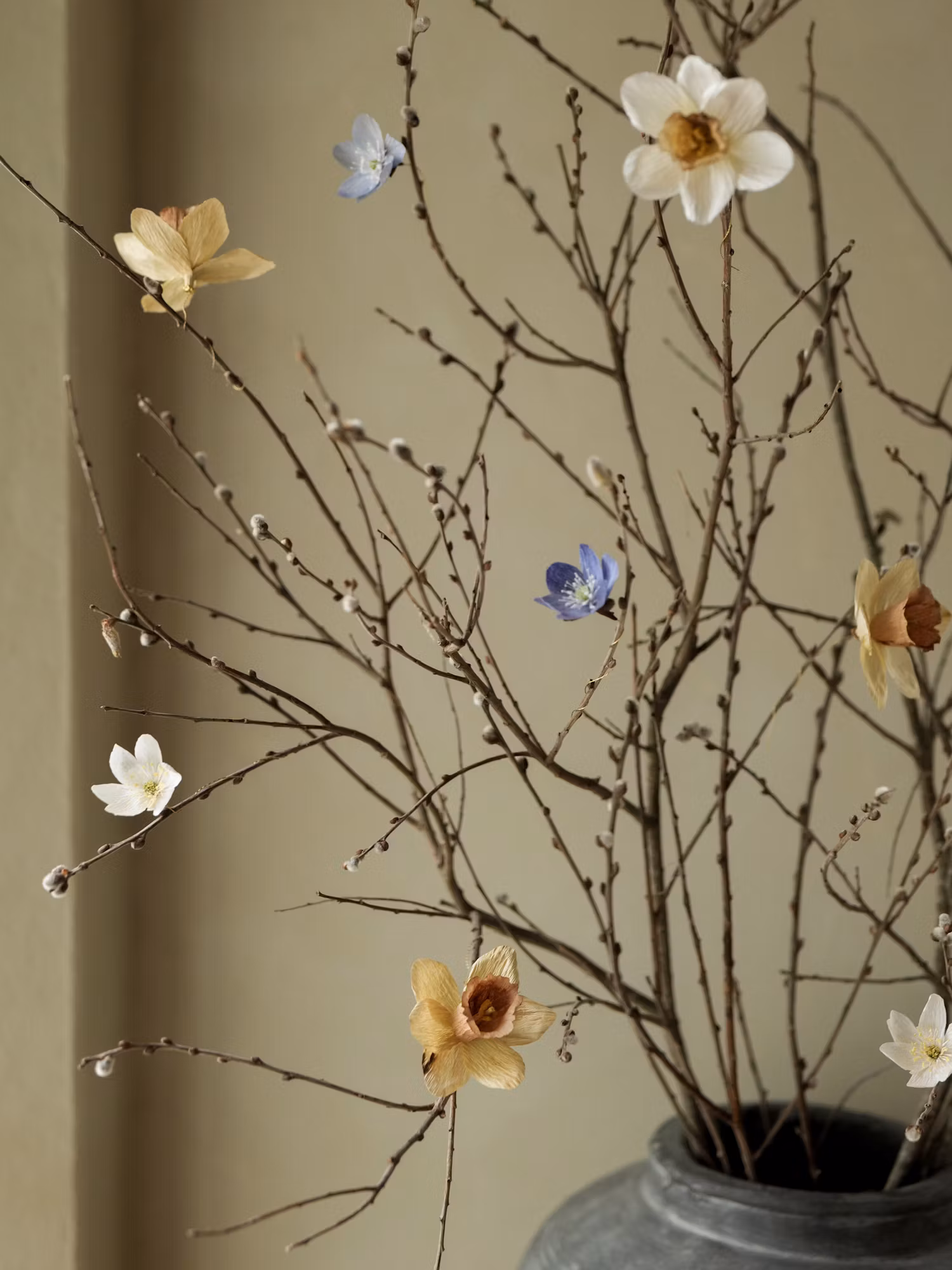 Handgjord BLÅSIPPA i papper