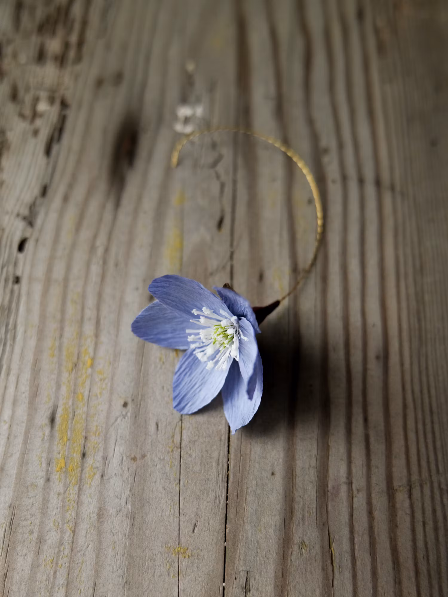 Handgjord BLÅSIPPA i papper