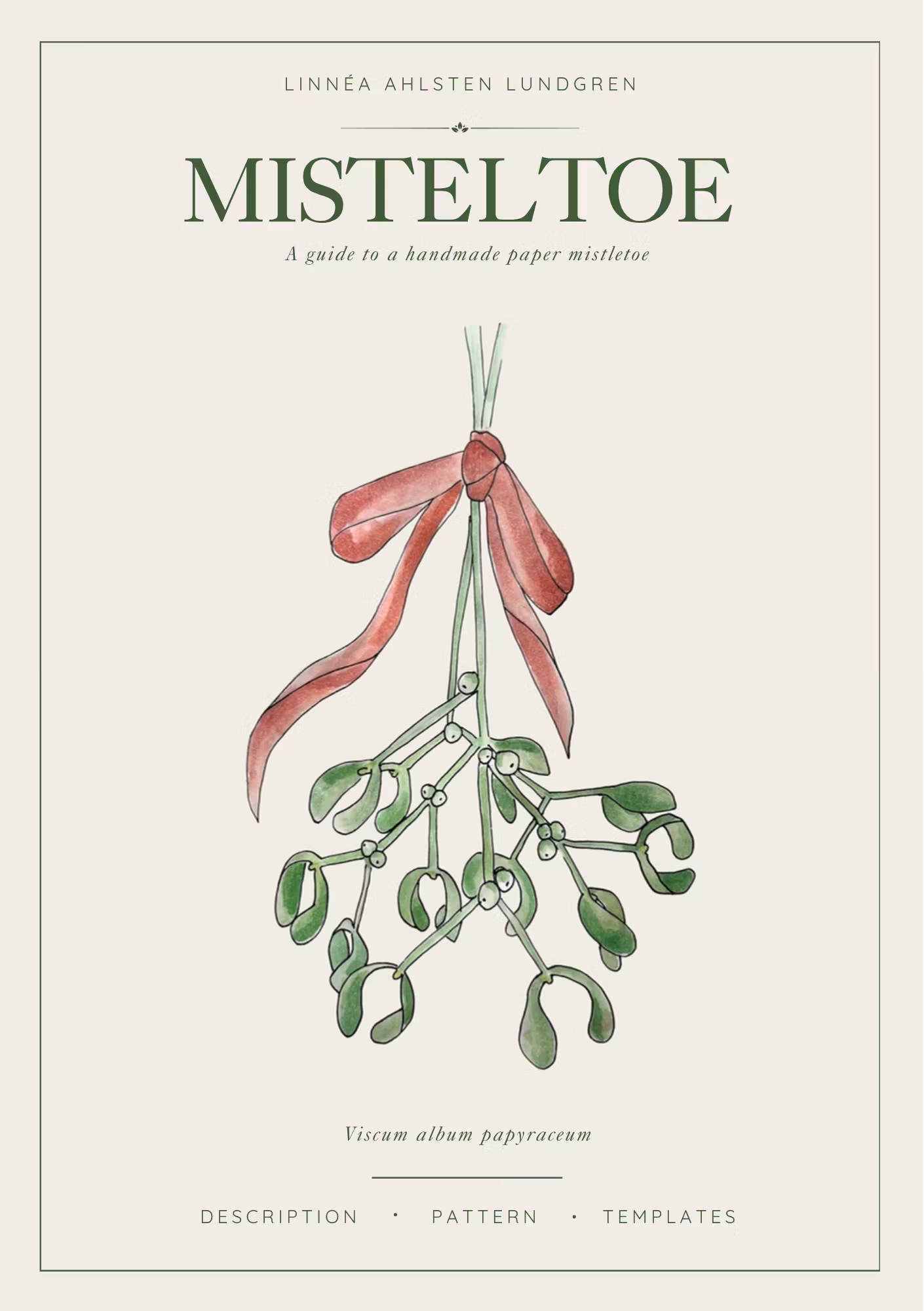 PAPER MISTLETOE- digital tutorial (english)