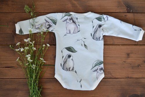 RABBIS BABYBODY LIGHT GREY PAPIJJON SWEDEN