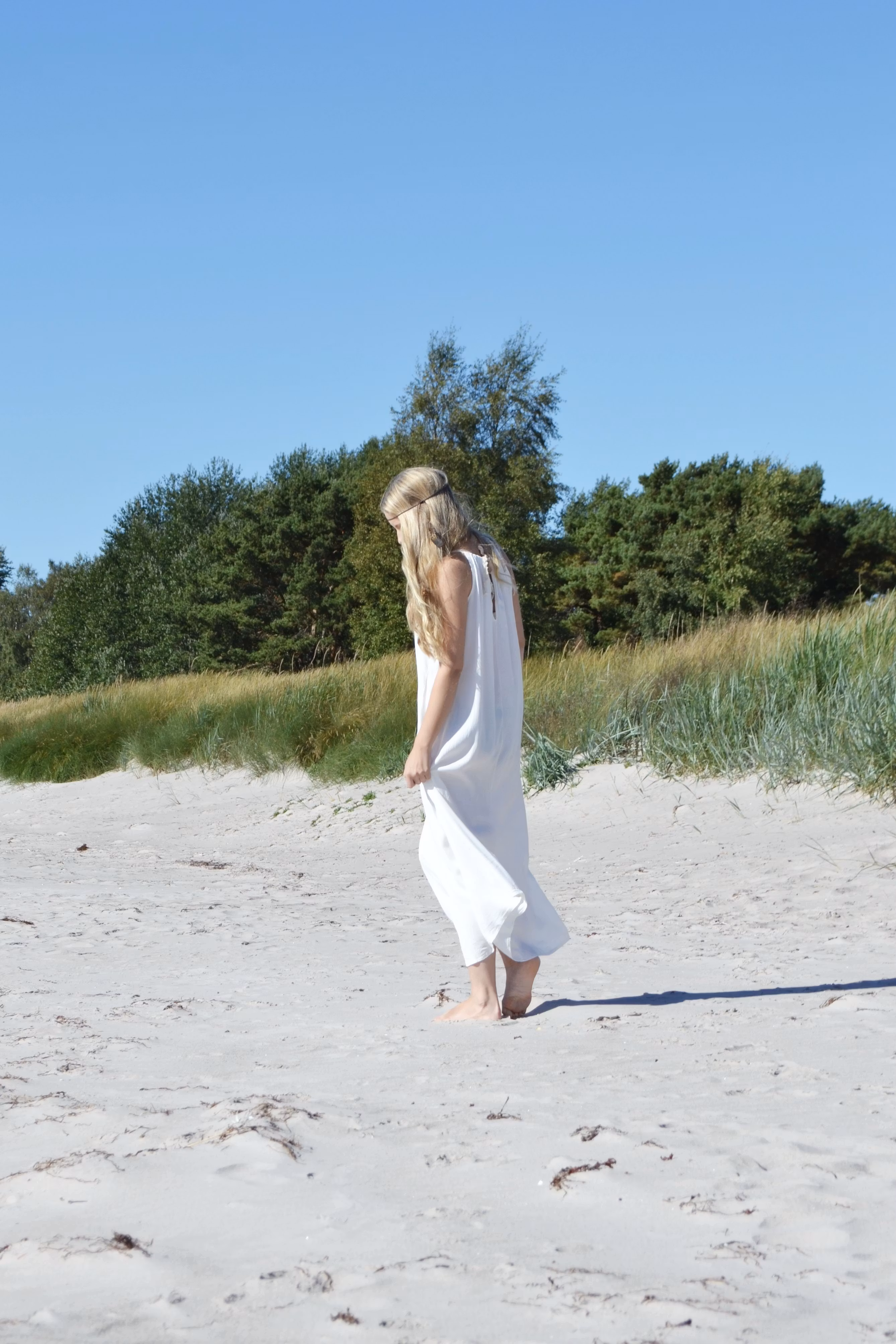 FOREVER SUMMER DRESS LIGHT GREY
