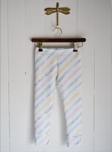 WATERCOLOUR STRIPE LEGGINGS MULTI