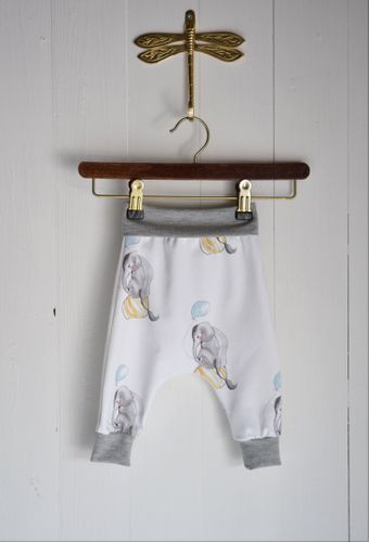 CIRCUS ELEPHANT BABYPANTS OFFWHITE