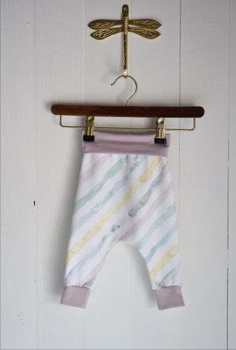 WATERCOLOUR STRIPE BABYPANTS MULTI