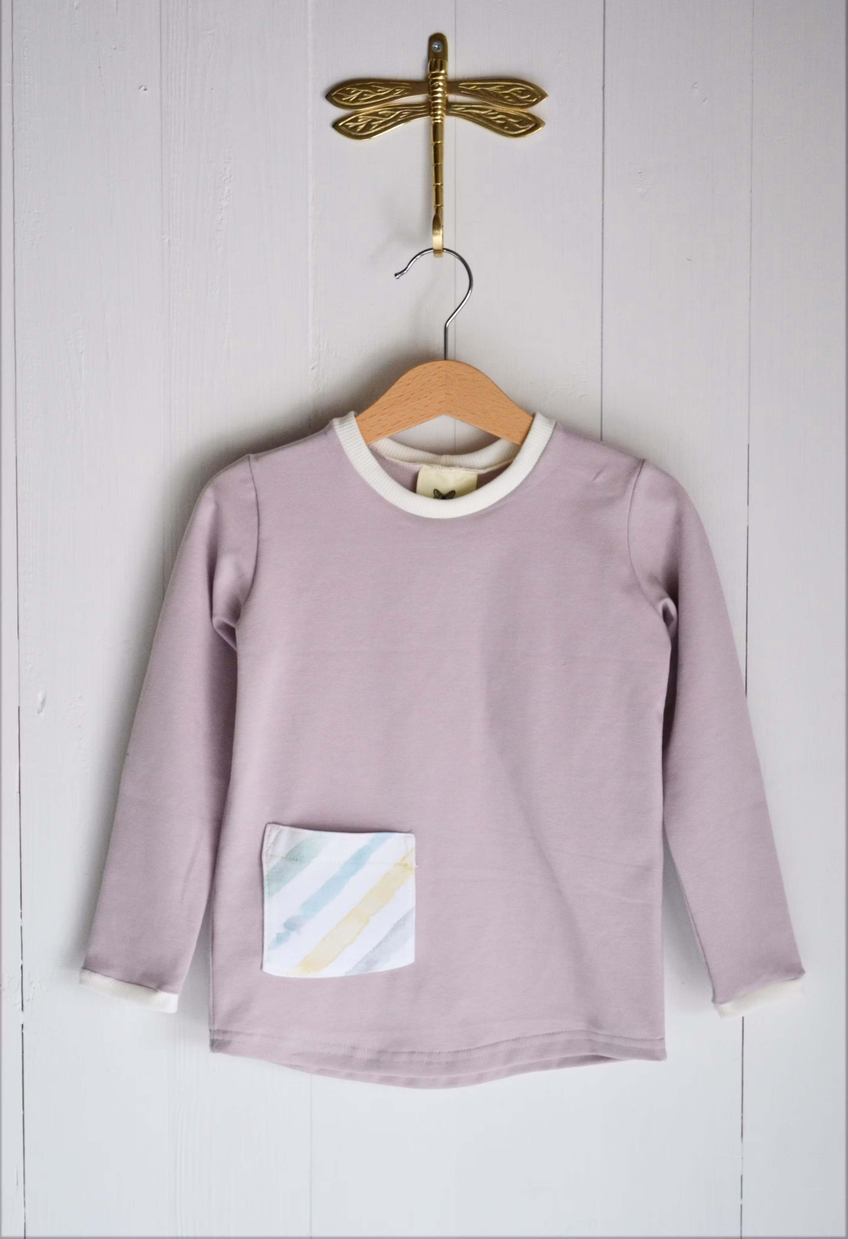 BASIC LONG SLEEVE T-SHIRT DUSTY PINK