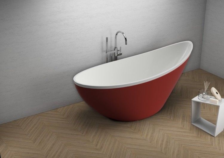 Badkar Lyx Red