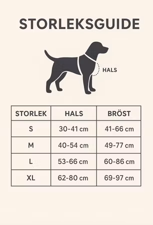 Nordic röd/svart Y-sele