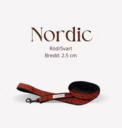 Nordic röd/svart koppel