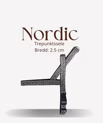 Nordic trepunktssele (2.5cm)