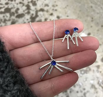 Silversmycken set