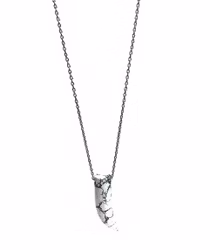 Howlite halsband herr