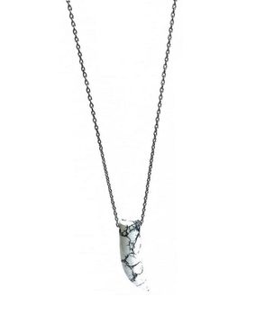 Howlite halsband herr