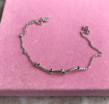 Silverarmband Kvist