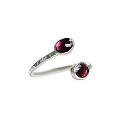 Ring med Granat stenar silver