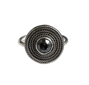 Pyrit ring 925 silver