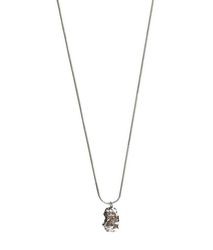 Rustikt silverhalsband