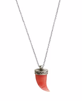 Halsband körsbärskvarts