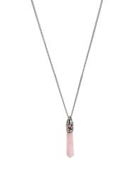 Halsband med rosa hänge Rosenkvarts
