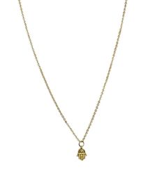 Halsband med kedja och Hamsa hand