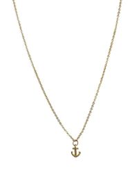 Halsband med kedja och ankare