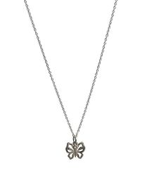 Fjäril halsband silver