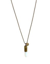 Halsband Crystal bullet Opalit