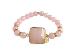 Rosa Jade armband