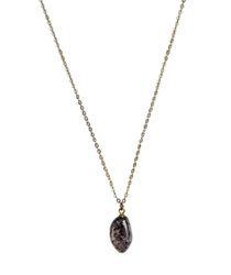 Halsband med svart Bergskristall